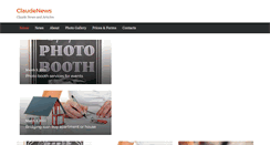 Desktop Screenshot of claudenews.com